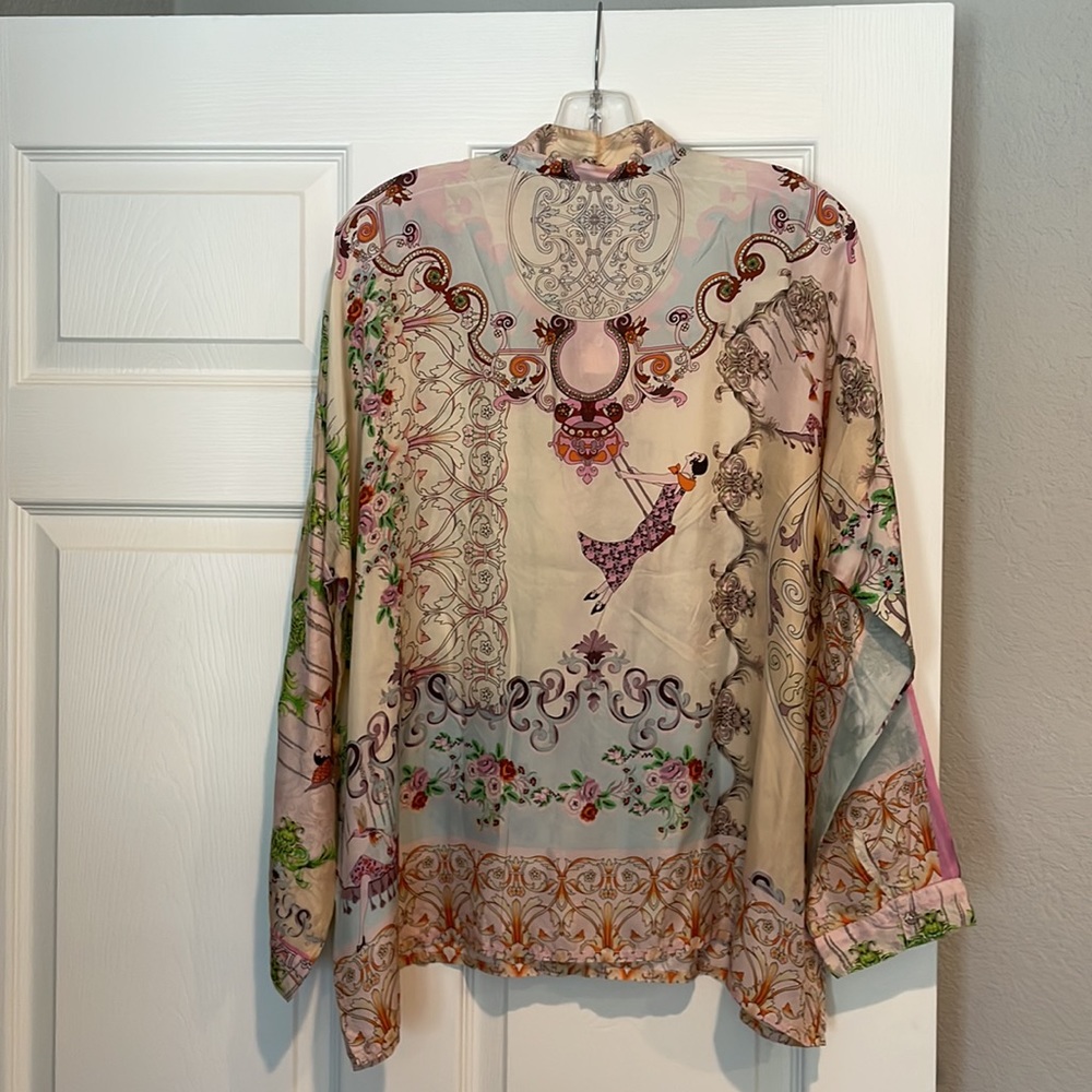 Johnny Was Downtown Seline Button Down Size M - Picture 8 of 12